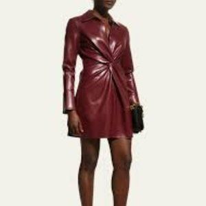 Cinq à Sept Faux Leather Mckenna Dress